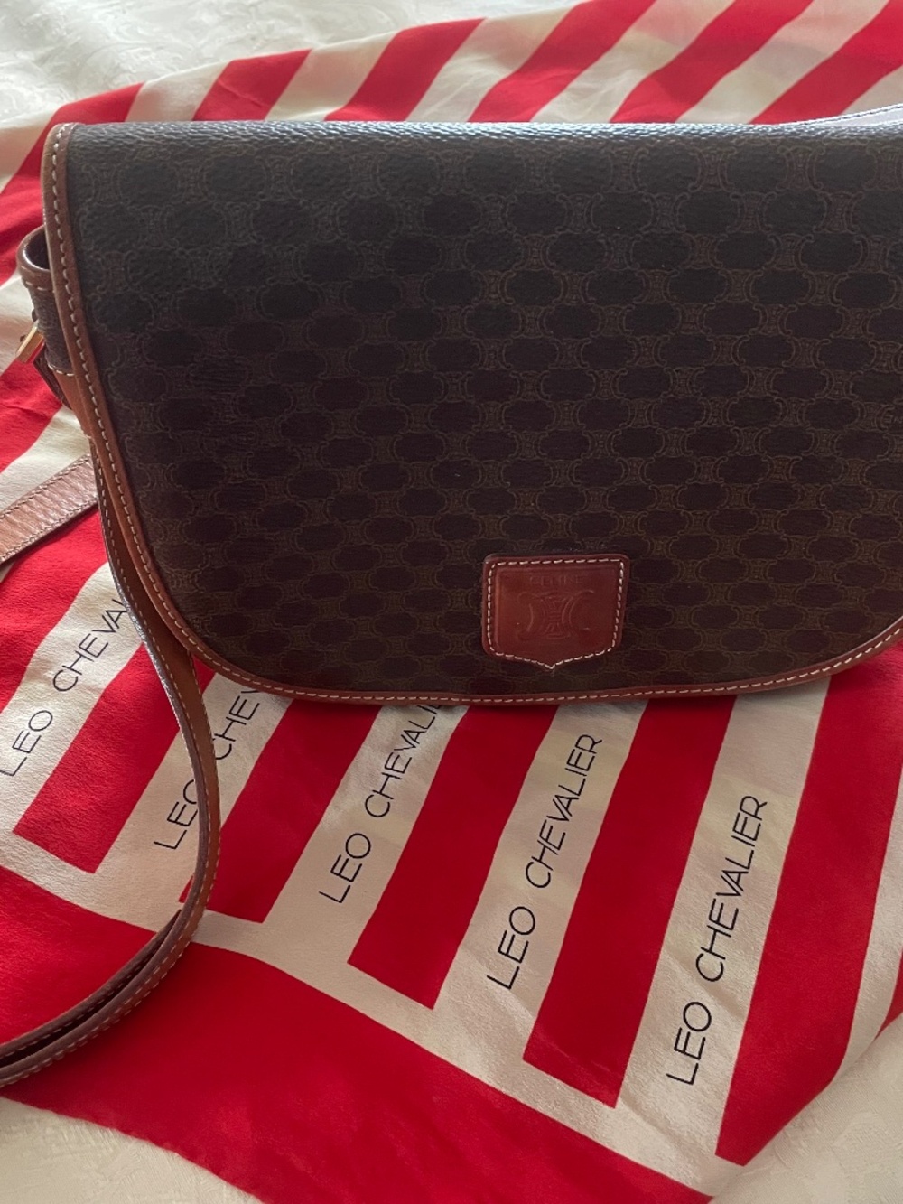 Vintage Celine Halfmoon Flap